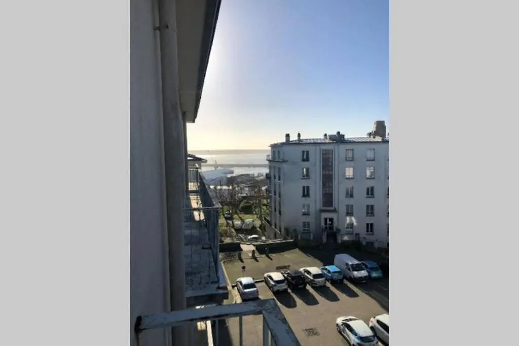 Apartment Koaven - Bel Appartement 65M2 Cours Dajot - Balcon Avec Vue Mer Brest France
